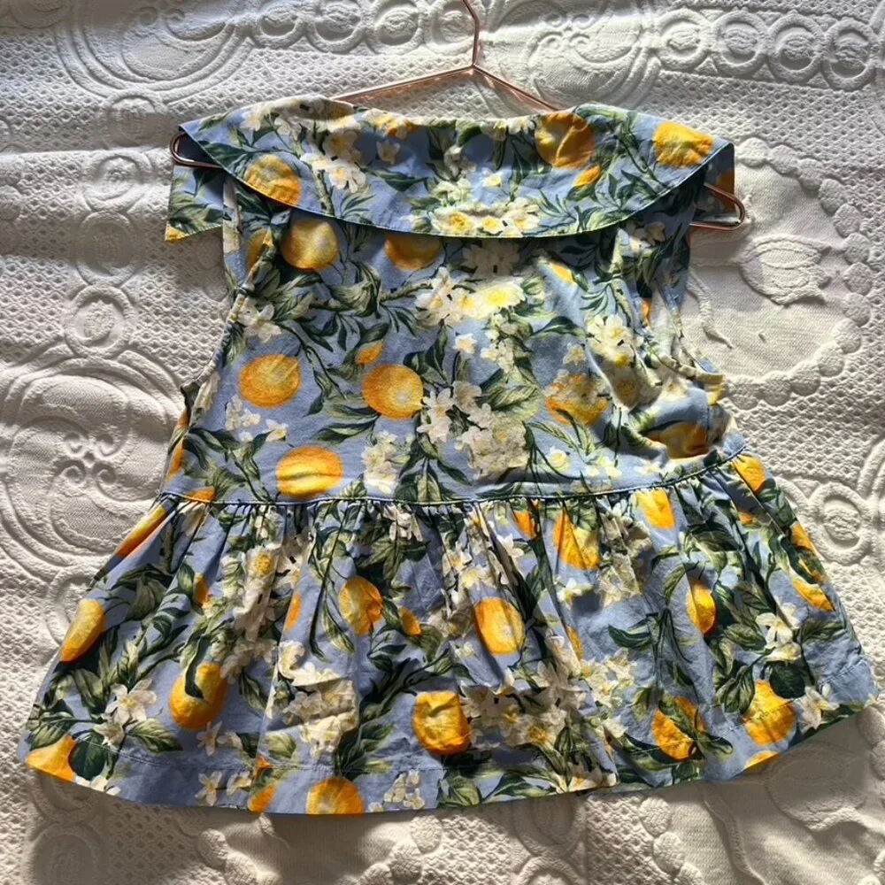 Anthropologie Maeve Babydoll Blouse - Lemons - Picture 5 of 5